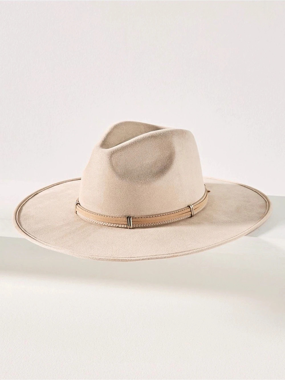 Anthropologie Taupe Rancher Hat